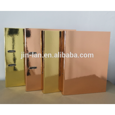 gold foil  paper lever arch file &paper ring binder